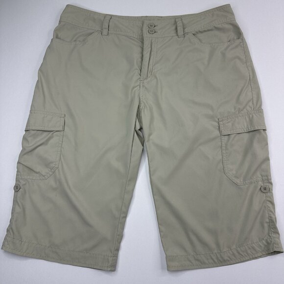 Patagonia Women's Stone UPF Sun Protection Solimar Utility Shorts 8/W31.25/L13 - Picture 1 of 14